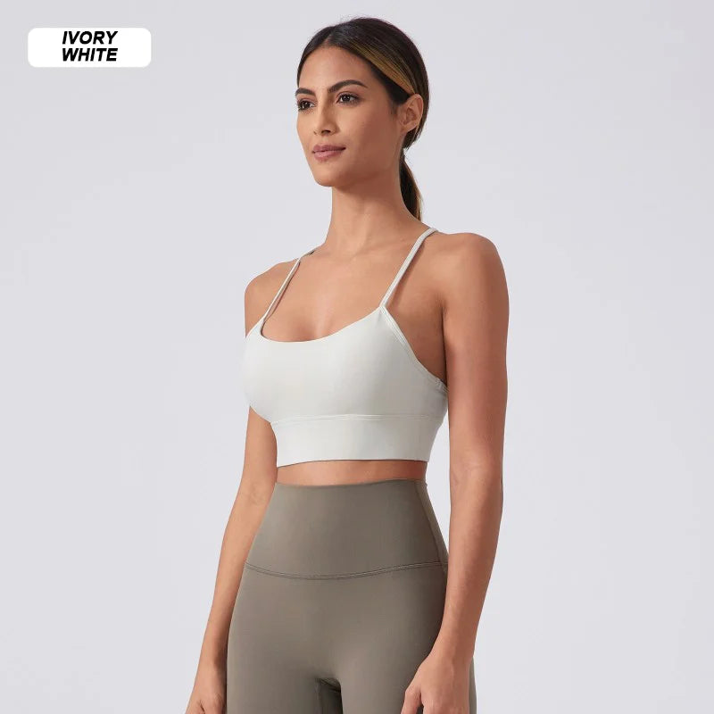 High-quality sports bra with custom logo