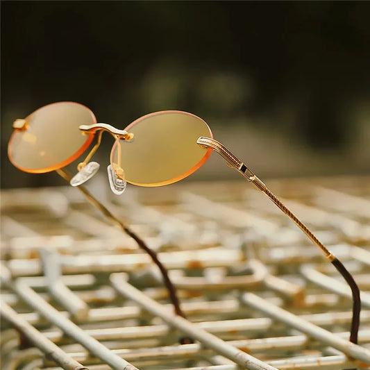 Retro Oval Sonnenbrille