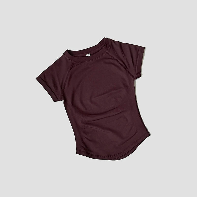 Women's Short Sleeve Sports Shirt for Fitness