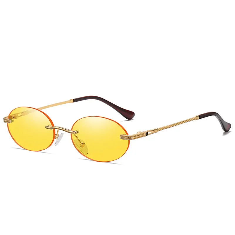 Retro Oval Sonnenbrille