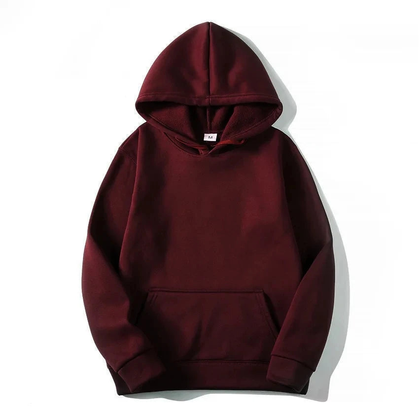 Unisex Fleece Hoodie – American High Street, Heavyweight, Herbst & Winter