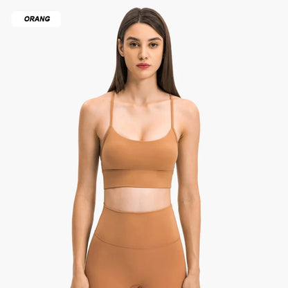 High-quality sports bra with custom logo