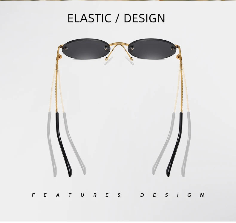 Retro Oval Sonnenbrille