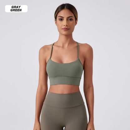 High-quality sports bra with custom logo