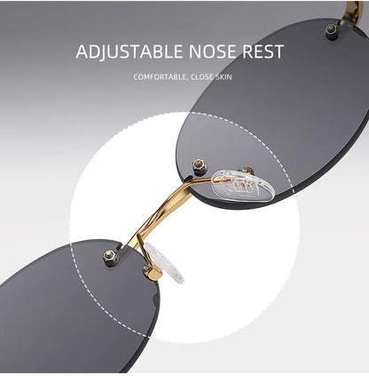 Retro Oval Sonnenbrille
