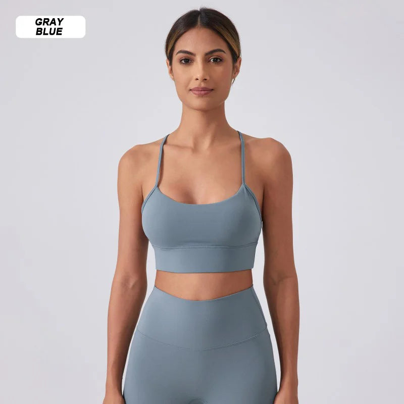 High-quality sports bra with custom logo