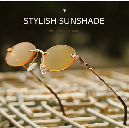 Retro Oval Sonnenbrille