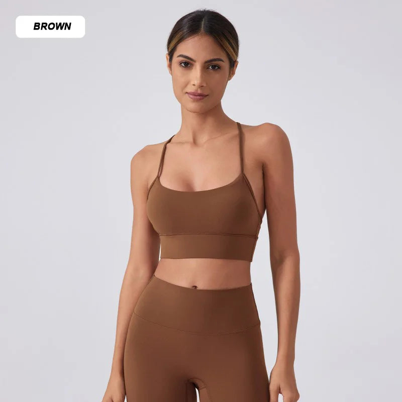 High-quality sports bra with custom logo