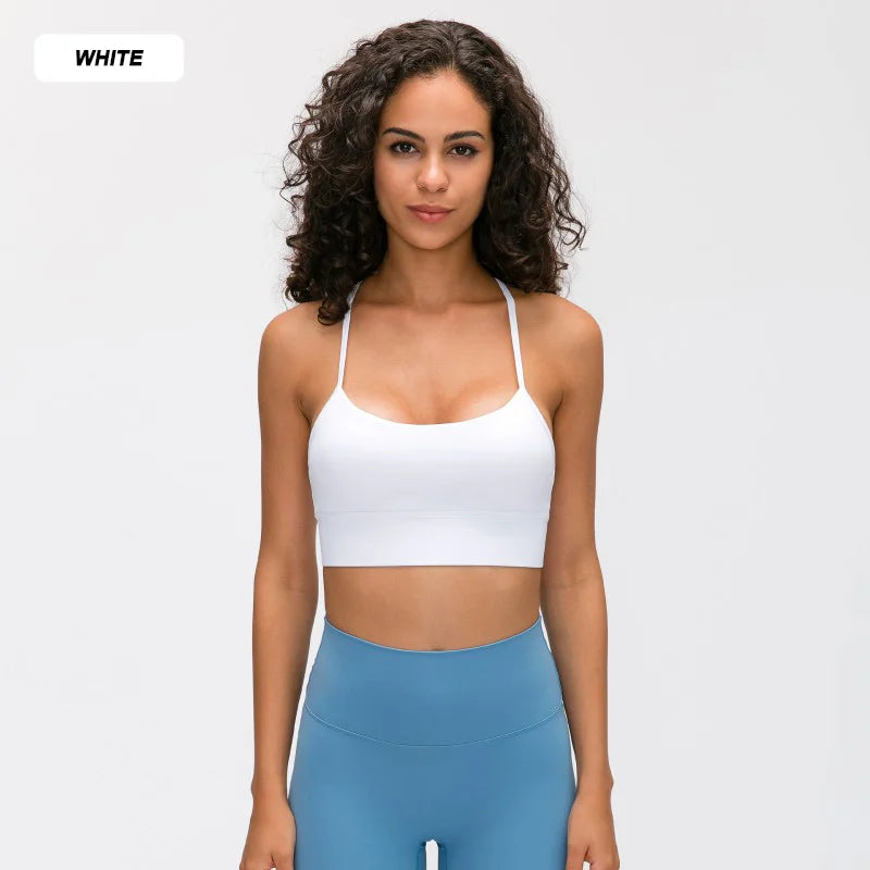 High-quality sports bra with custom logo