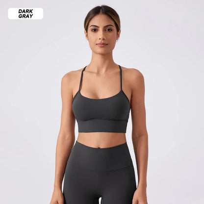 High-quality sports bra with custom logo
