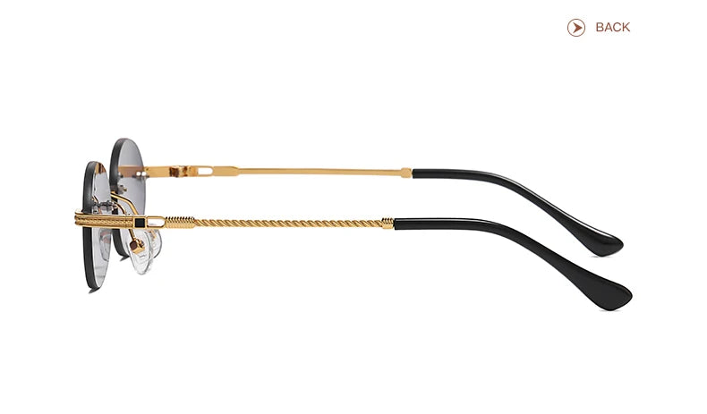 Retro Oval Sonnenbrille