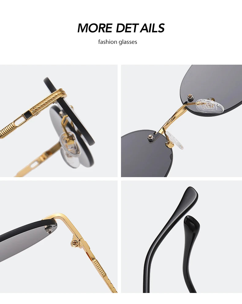 Retro Oval Sonnenbrille