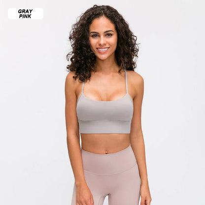 High-quality sports bra with custom logo