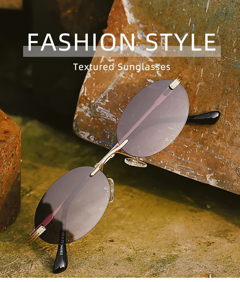 Retro Oval Sonnenbrille