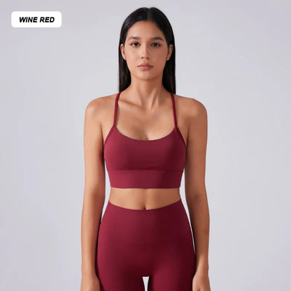 High-quality sports bra with custom logo