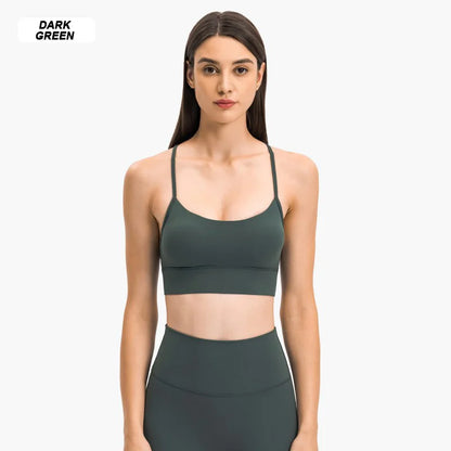 High-quality sports bra with custom logo