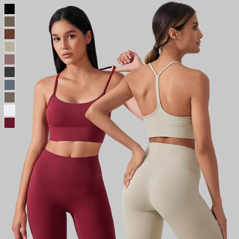 High-quality sports bra with custom logo