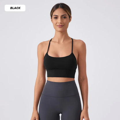 High-quality sports bra with custom logo