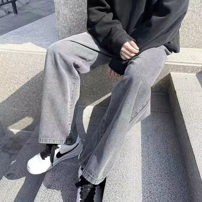 Herren Baggy Jeans – Wide Leg, Straight Fit, Hip-Hop Streetwear