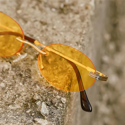 Retro Oval Sonnenbrille