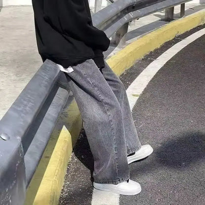 Herren Baggy Jeans – Wide Leg, Straight Fit, Hip-Hop Streetwear