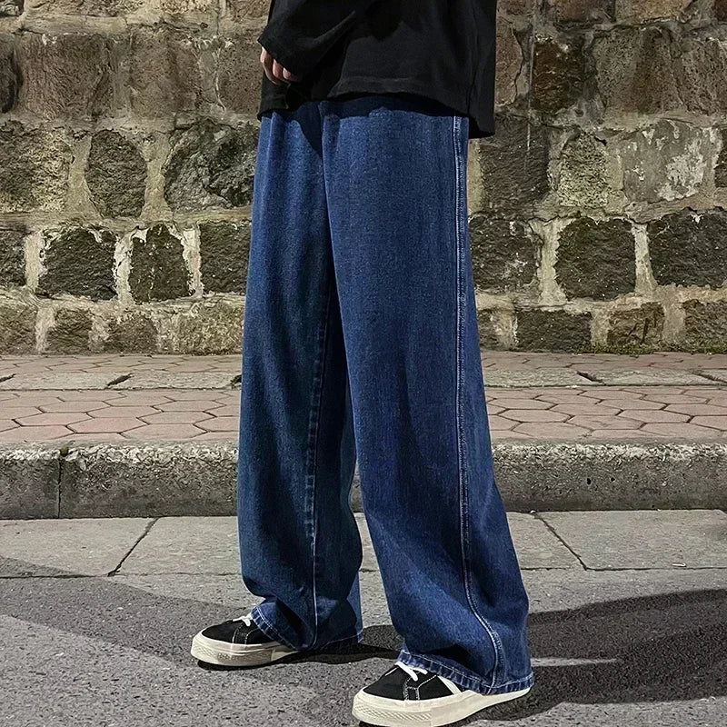 Herren Baggy Jeans – Wide Leg, Straight Fit, Hip-Hop Streetwear