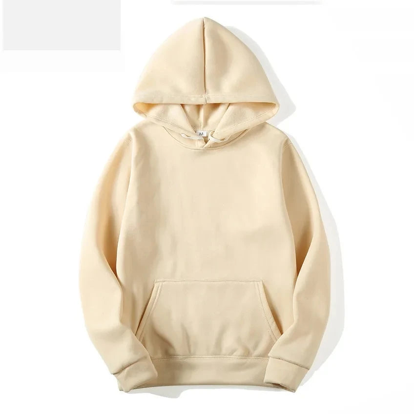 Unisex Fleece Hoodie – American High Street, Heavyweight, Herbst & Winter