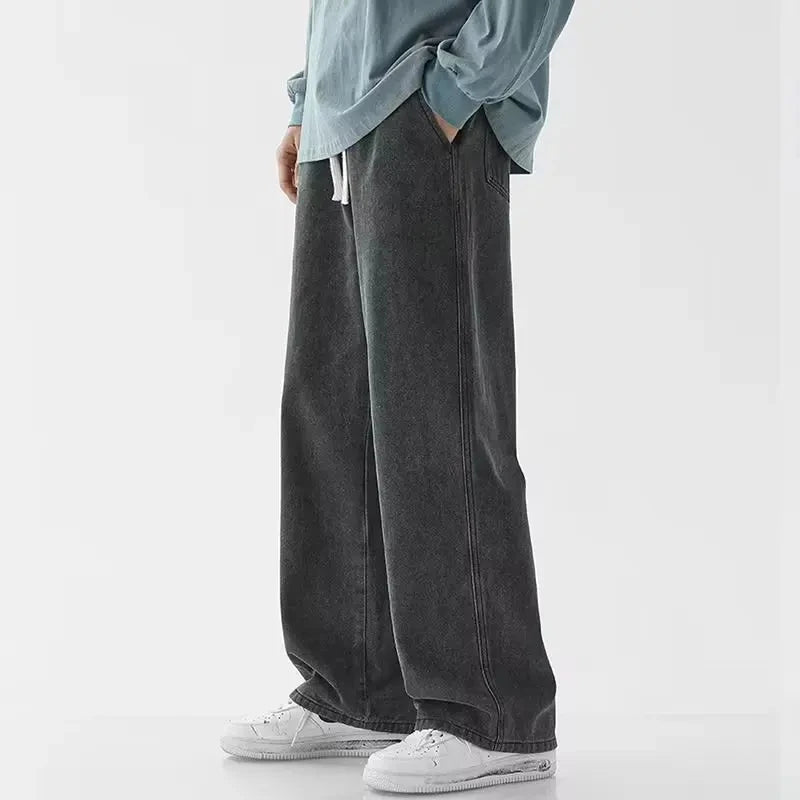Herren Baggy Denim Jeans – Korean Style