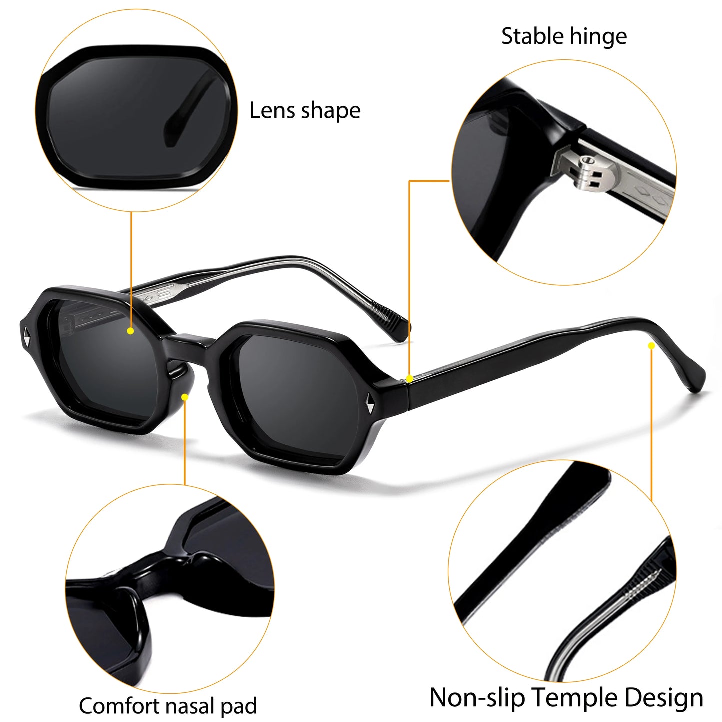 CATERSIDE Fashion Sunglasses