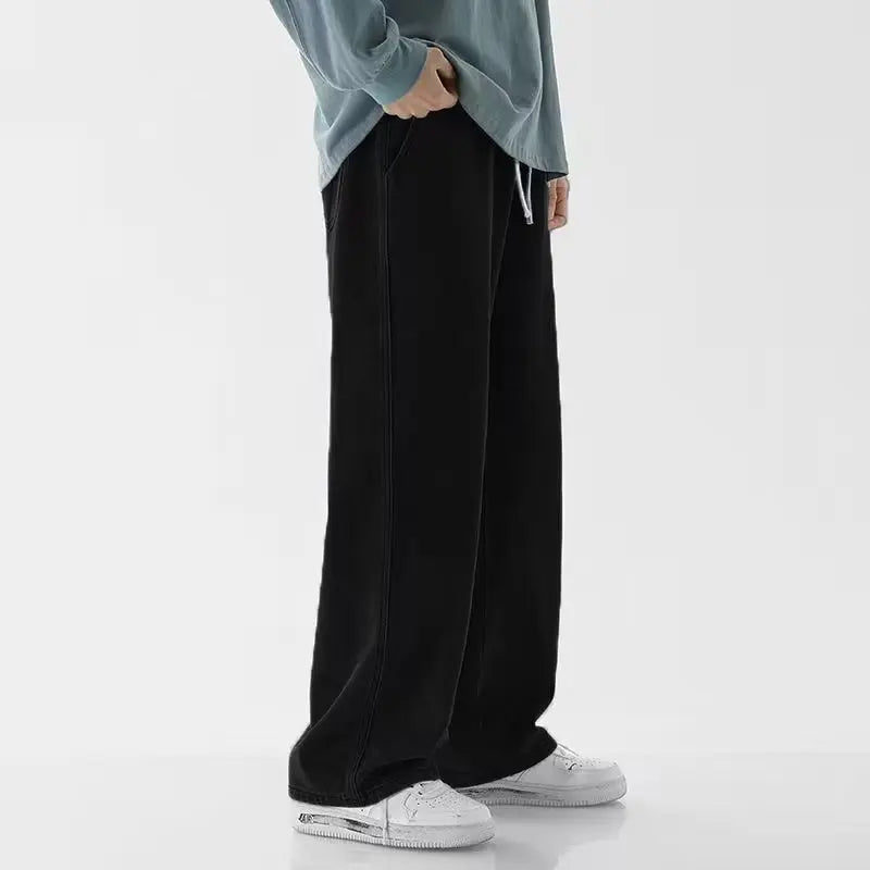 Herren Baggy Denim Jeans – Korean Style