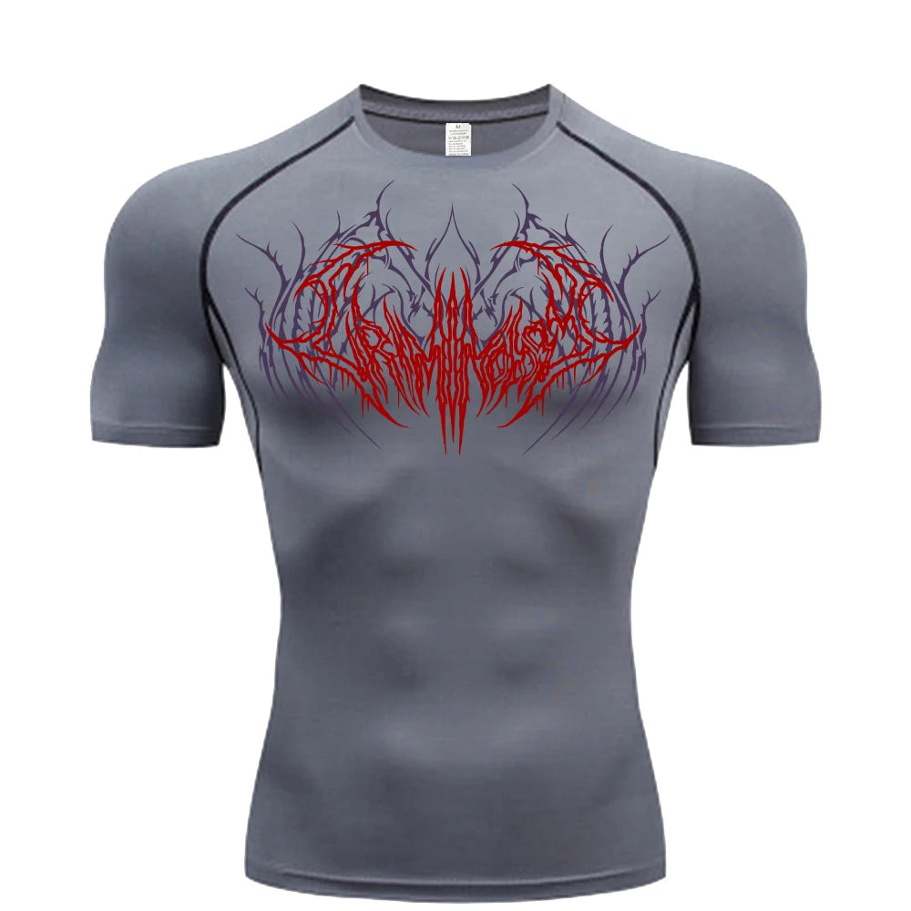 2025 Men's Compression T-Shirt Gym