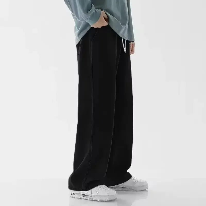 Herren Streetwear Jeans 2025 – Korean Style, Wide Leg, Loose Fit