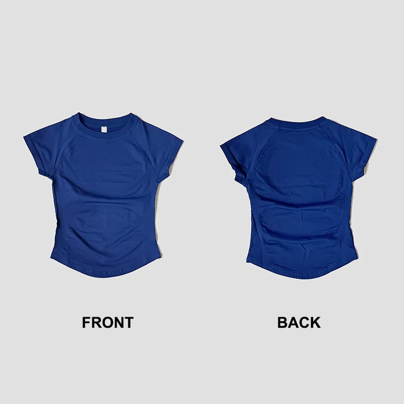 Women's Short Sleeve Sports Shirt for Fitness