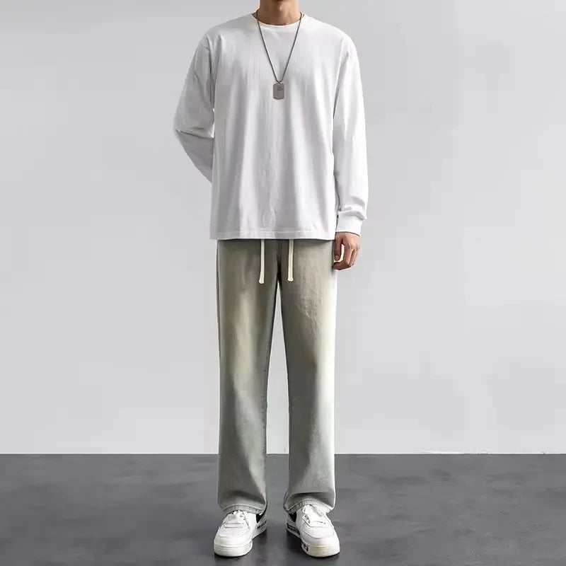 Herren Baggy Denim Jeans – Korean Style