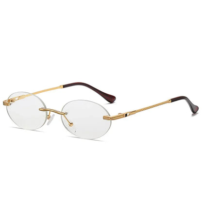 Retro Oval Sonnenbrille