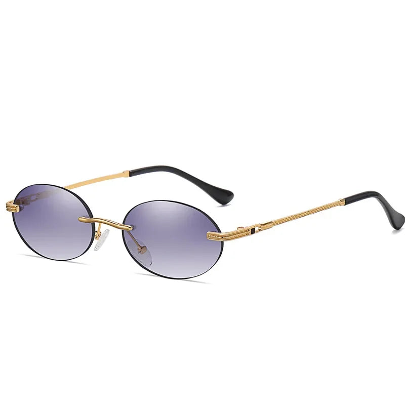 Retro Oval Sonnenbrille