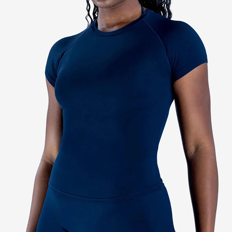 Women's Short Sleeve Sports Shirt for Fitness