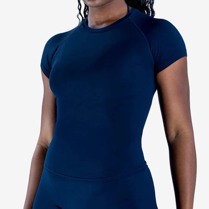 Women's Short Sleeve Sports Shirt for Fitness
