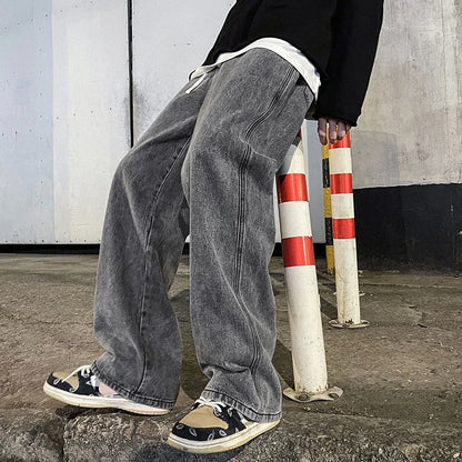 Herren Baggy Jeans – Wide Leg, Straight Fit, Hip-Hop Streetwear