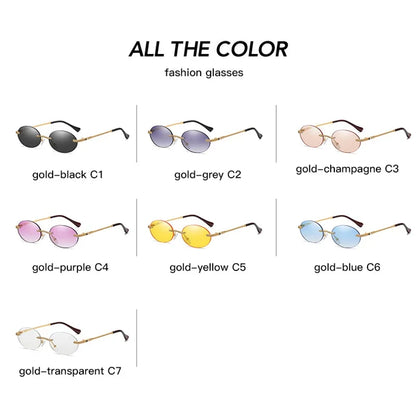 Retro Oval Sonnenbrille