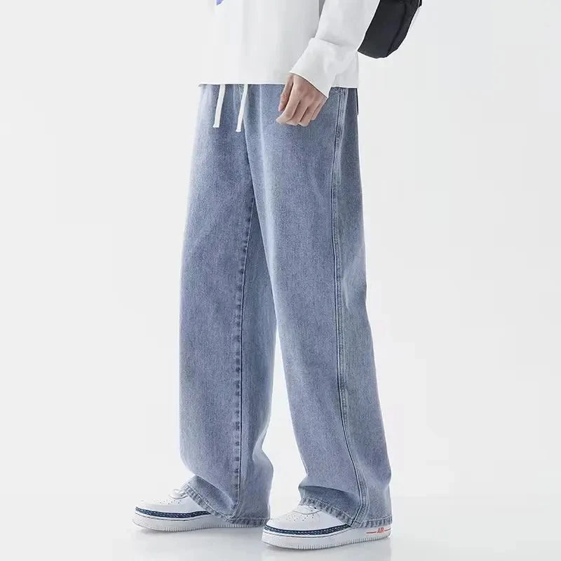 Herren Baggy Denim Jeans – Korean Style